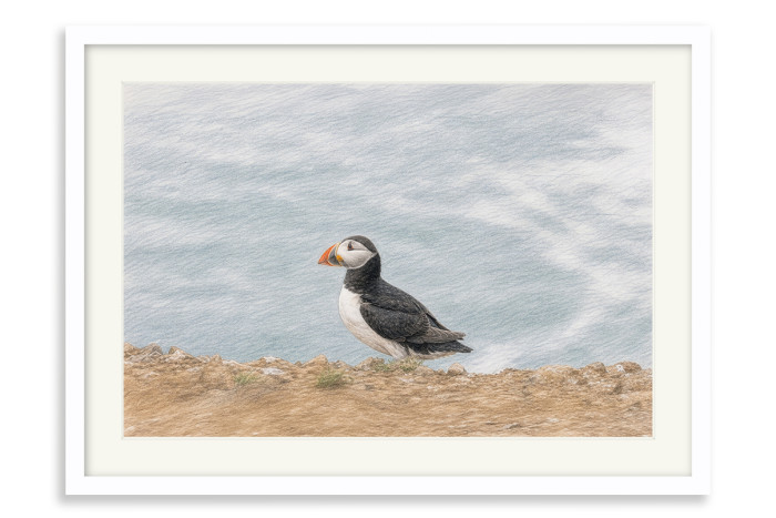 White Frame A4 -  21 x 29.7 cm (+£125.00)